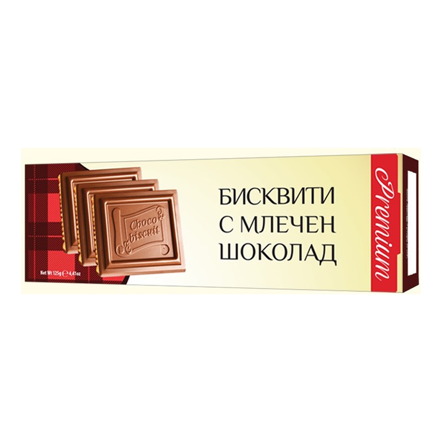 Swisslion Чоко бисквити Премиум 125г