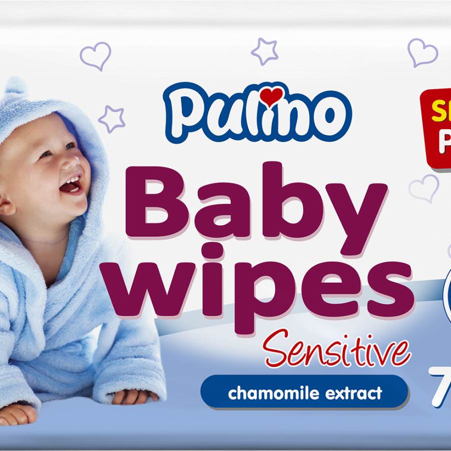 Fresh 72 бебе кърпи Пулино